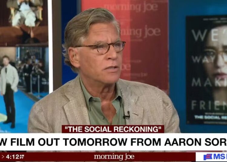 Aaron Sorkin Tells ‘Morning Joe’ Everyone Should Be Concerned About Meta’s Power: ‘This Isn’t a Fake Problem’