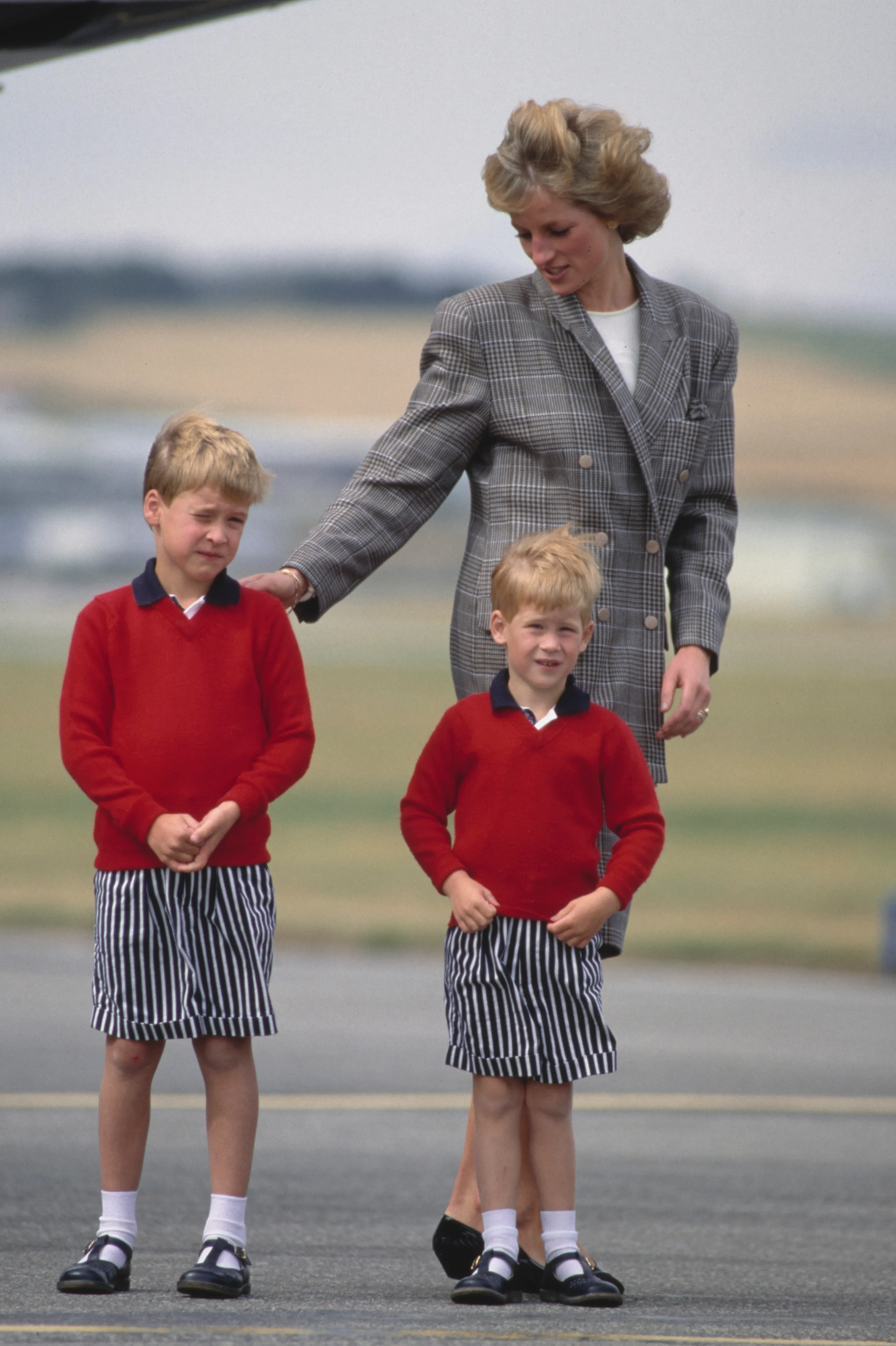 Diana with her sons