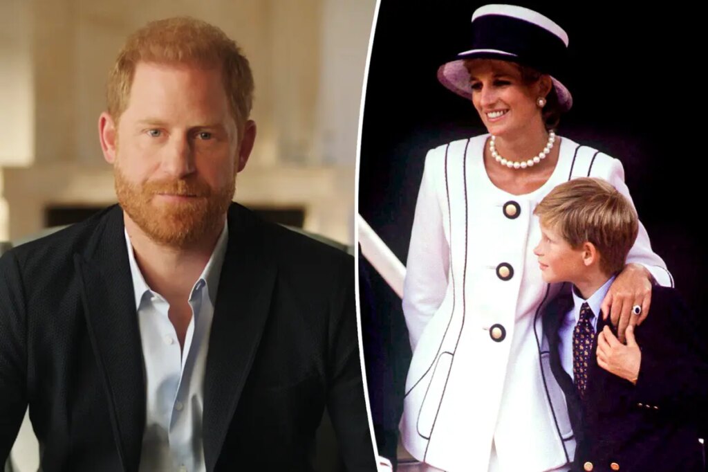 Prince Harry admits he speaks to a portrait of mom Princess Diana — and always asks the same question