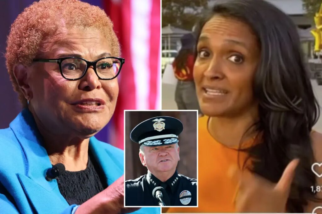Mayor Karen Bass slams ‘irresponsible’ Nithya Raman for calling cops ‘fascist’ : ‘She has no clue’