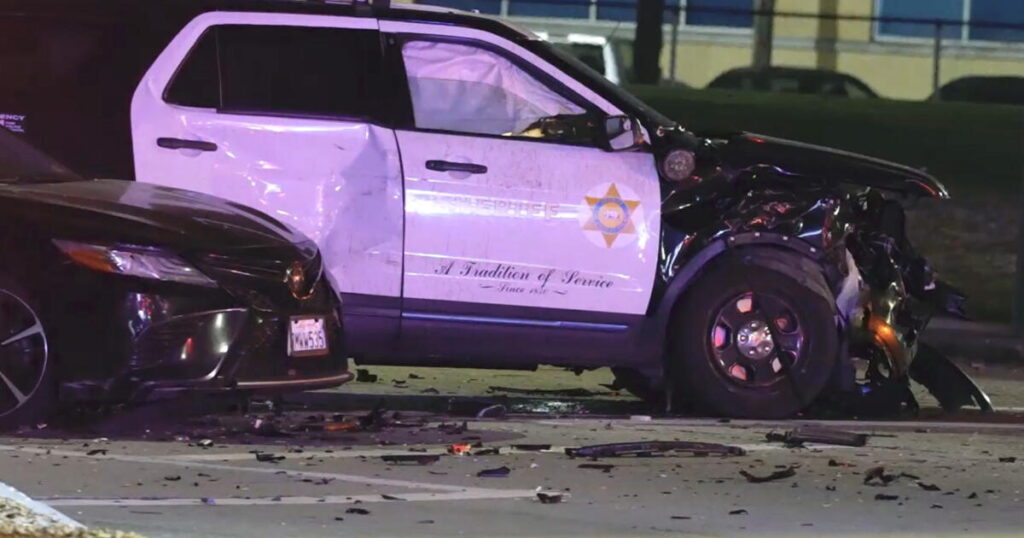 One killed after sheriff’s deputy collision sets off chain-reaction crash in Commerce, officials say