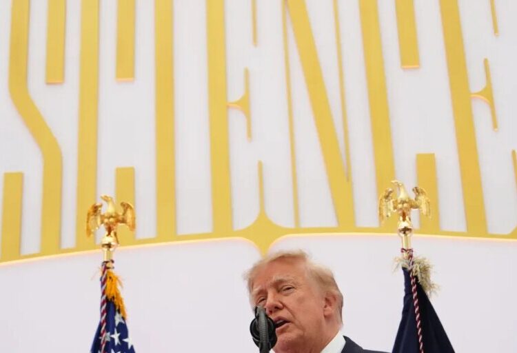 Trump presents national medal to Microsoft CEO after suspending its H-1B visas and alleging ‘foreign indentured servants’ replaced domestic workers