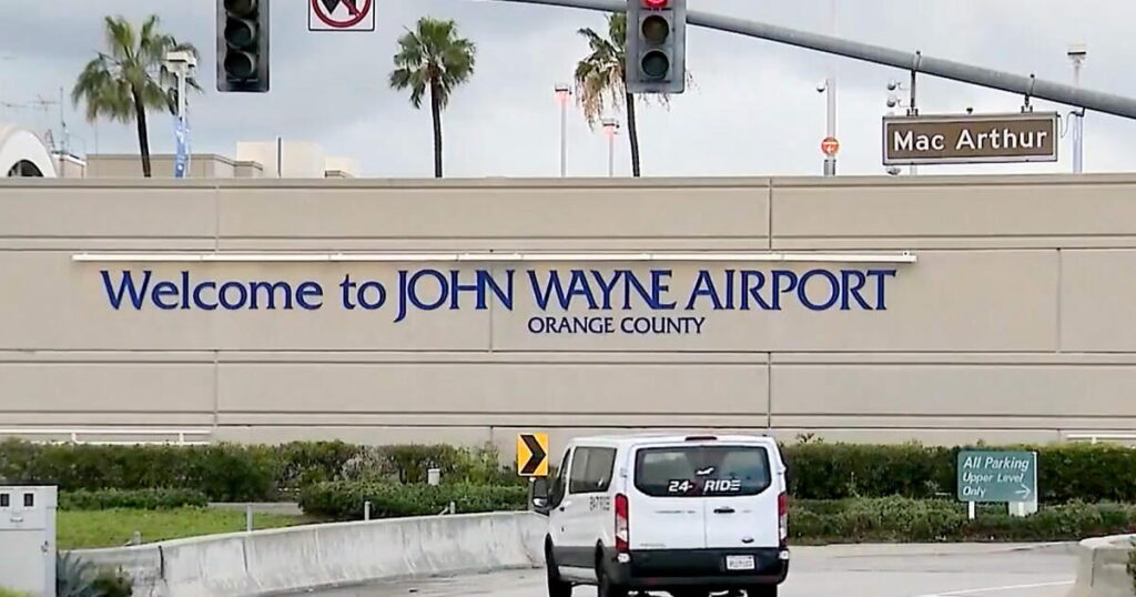 Passenger arrested after breaching gate and stealing vehicle at John Wayne Airport airfield
