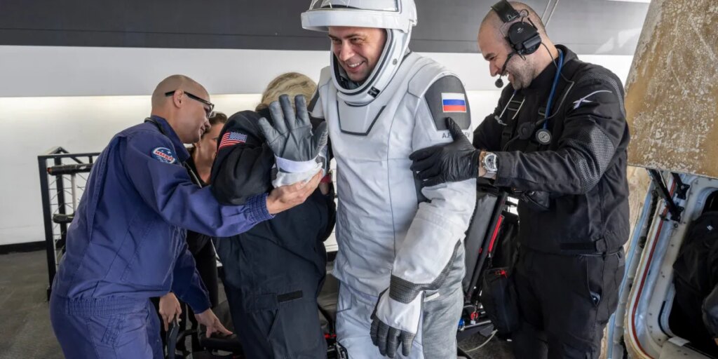 ‘We are so excited to be back’: SpaceX’s recovery ship brought back four astronauts to Earth after an eight-month mission