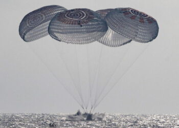 NASA’s SpaceX Crew-12 splashes down off L.A. coast after 100-million-mile orbital journey