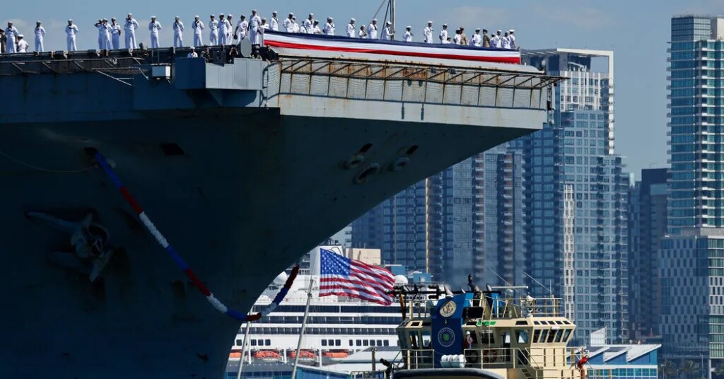 U.S.S. Abraham Lincoln Returns Home After Long and Grueling Deployment