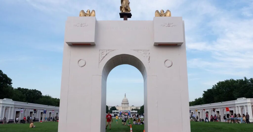 Arlington County Sues to Block Trump’s Triumphal Arch