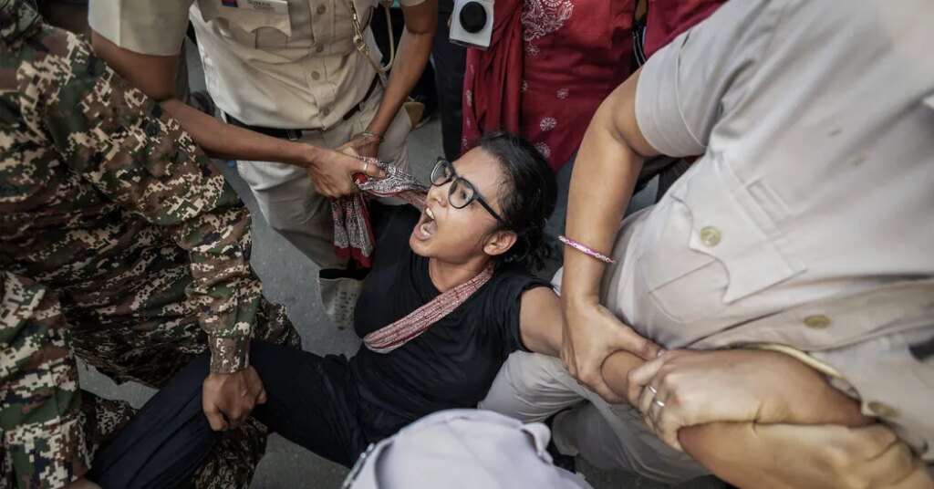 India’s Young Put Their Bodies on the Line to Be Heard