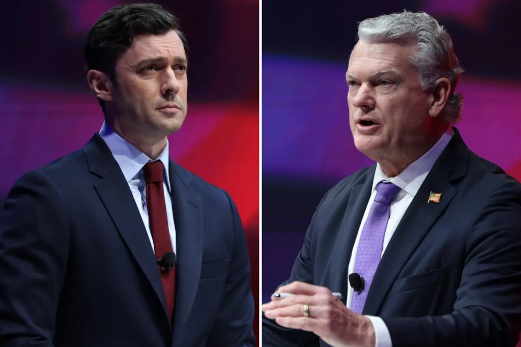 Mike Collins fends off claims he’s a ‘bigot,’ slams ‘trust fund kid’ Jon Ossoff in Georgia Senate debate