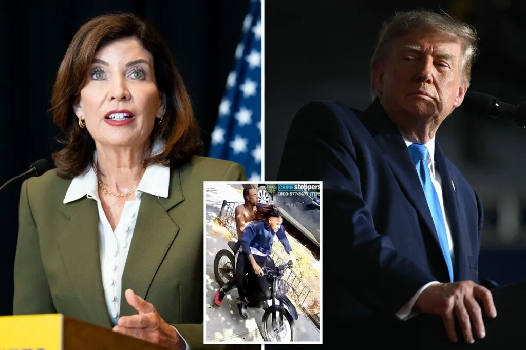 Trump to rip Hochul over immigration at Syracuse rally after NYPD detective stabbing, Bronx ICE shooting