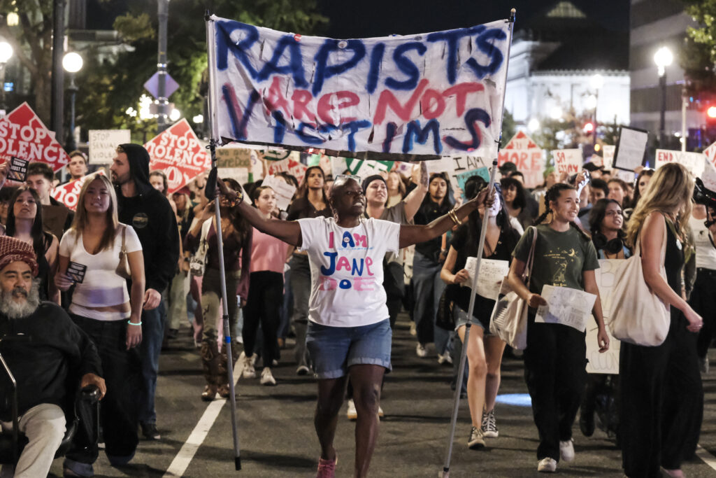 Hundreds march to White House in response to Cornell rape accusations