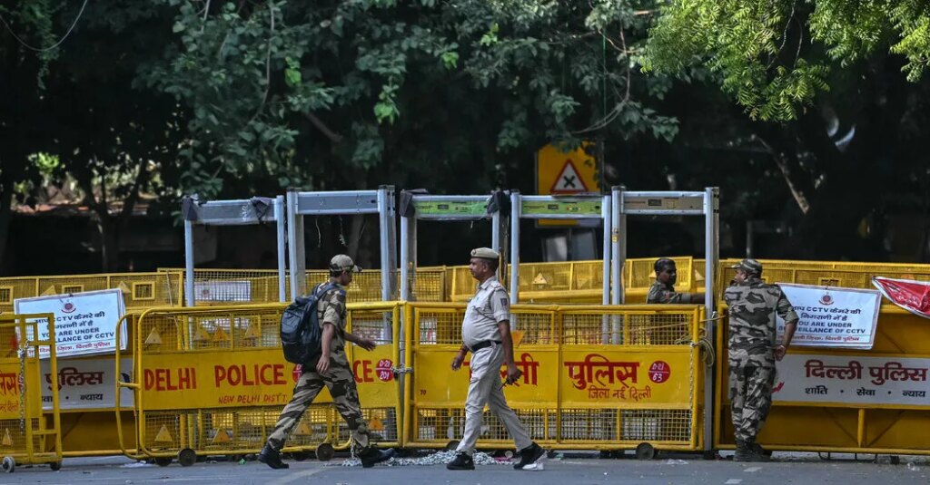 India Cancels Trains, Floods Capital with Police to Block Protests