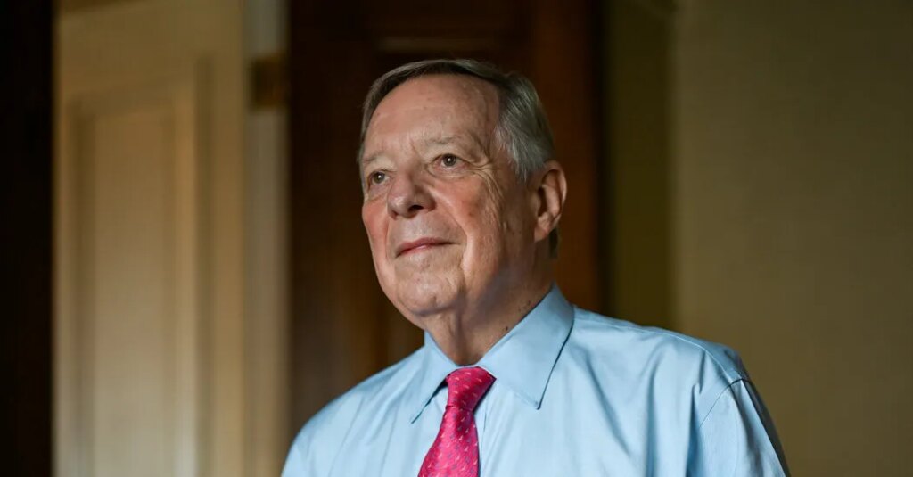 Ending a Notable Career, Durbin Laments the Decline of Legislating