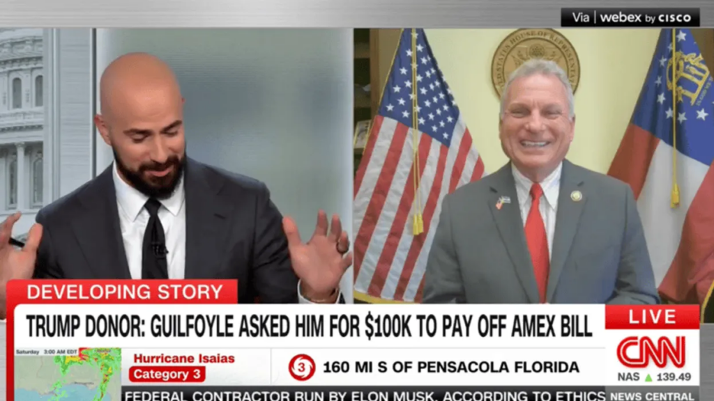 GOP rep’s unusual response to snowballing scandal catches CNN anchor off guard
