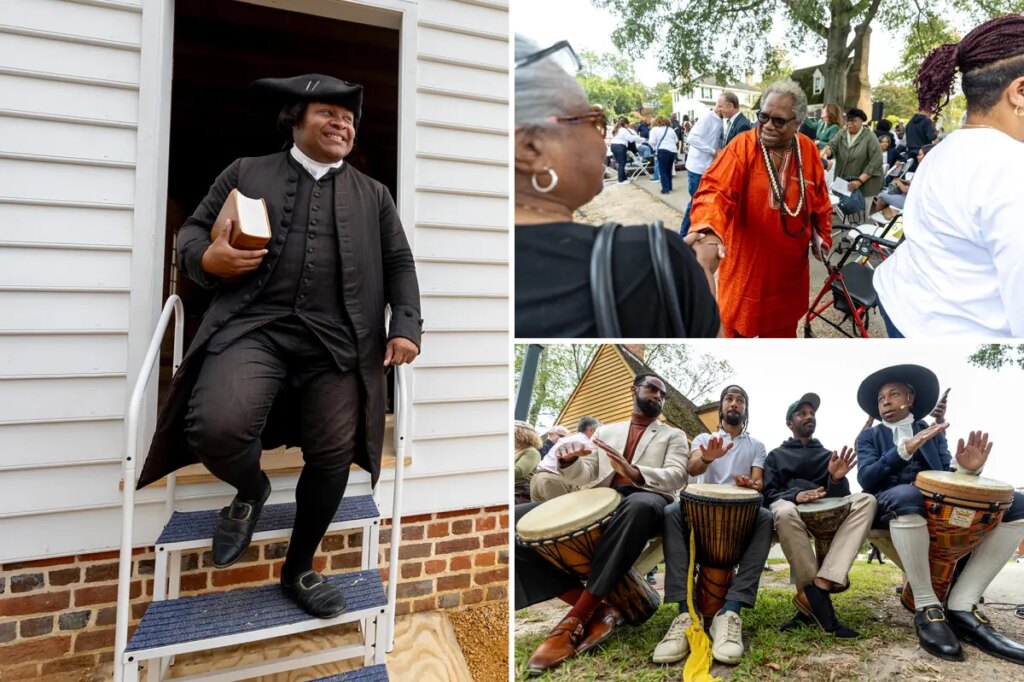 Churchgoers celebrate reconstruction of one of the oldest Black churches in the US
