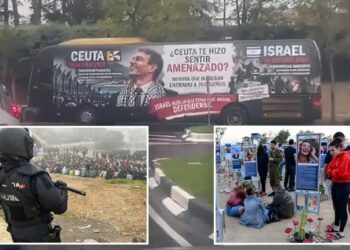 Madrid bus campaign from pro-Israel group links Ceuta border breach to Oct. 7 massacre