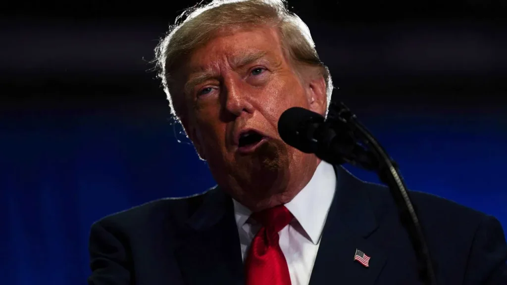 Trump lashes out as protesters stops his speech cold: ‘You stupid guy’