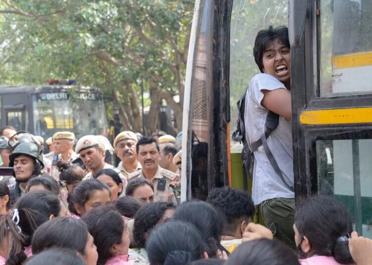 Blocked by Police, India’s Youth Voice Their Fury