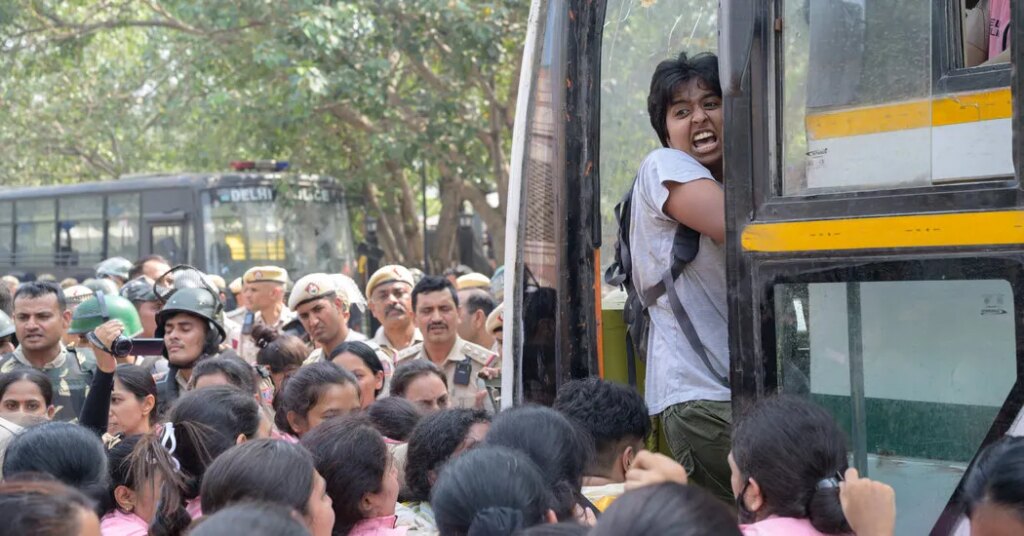 Blocked by Police, India’s Youth Voice Their Fury