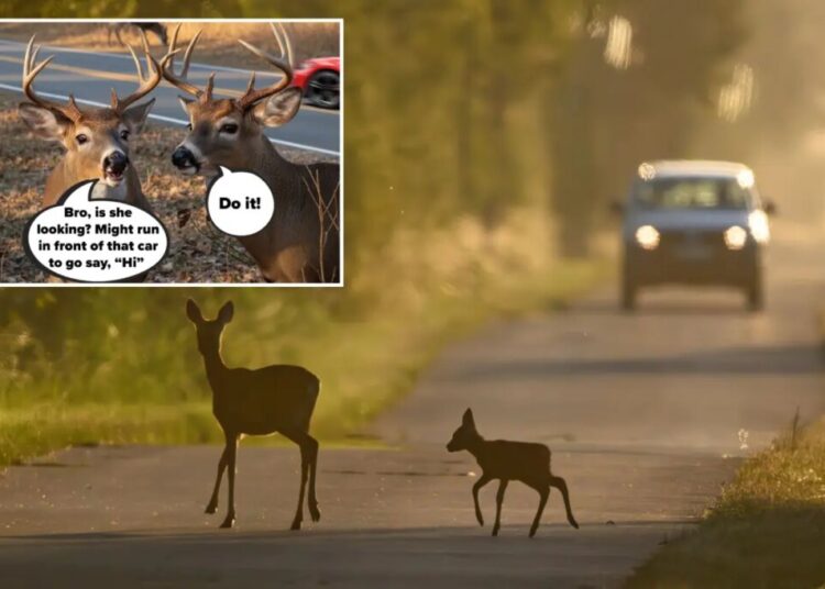 Deer crashes in NY spike during fall mating season — and cause 60K accidents a year: DOT