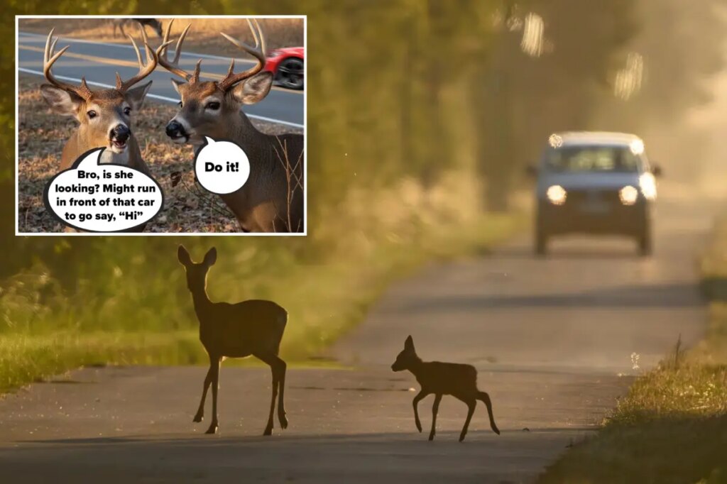 Deer crashes in NY spike during fall mating season — and cause 60K accidents a year: DOT