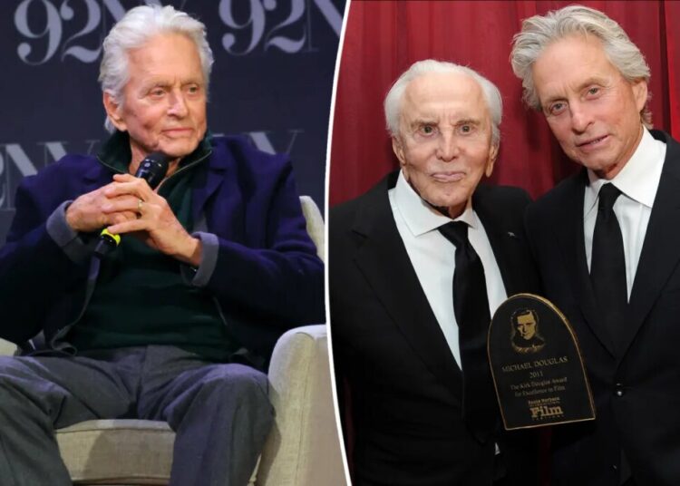Michael Douglas rejects his ‘unfortunate’ nepo baby label — and why superstar dad Kirk was ‘worried’ about him