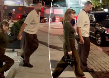 Taylor Swift and Travis Kelce hold hands on NYC date night amid bitter feud with neighbors