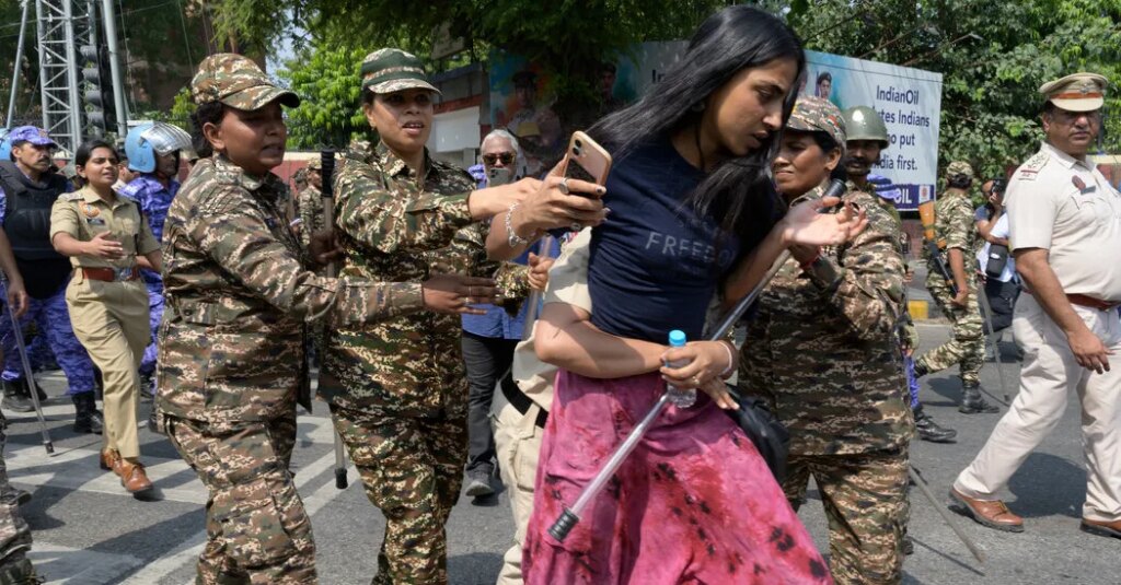 Indian Police Round Up Protest Leaders and Lock Down Delhi