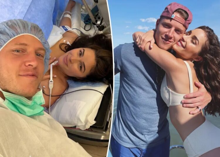 Olivia Culpo gives birth to second baby with husband Christian McCaffrey: ‘Heart is exploding’