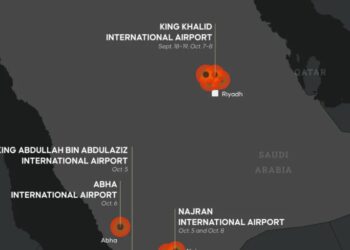 Attack on Saudi airport kills 12 people and wounds more than 300—the deadliest strike in any Gulf Arab country since the start of the Iran war