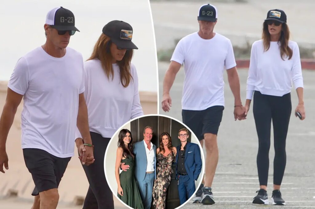 Cindy Crawford, husband Rande Gerber hold hands in first public outing since son Presley’s death