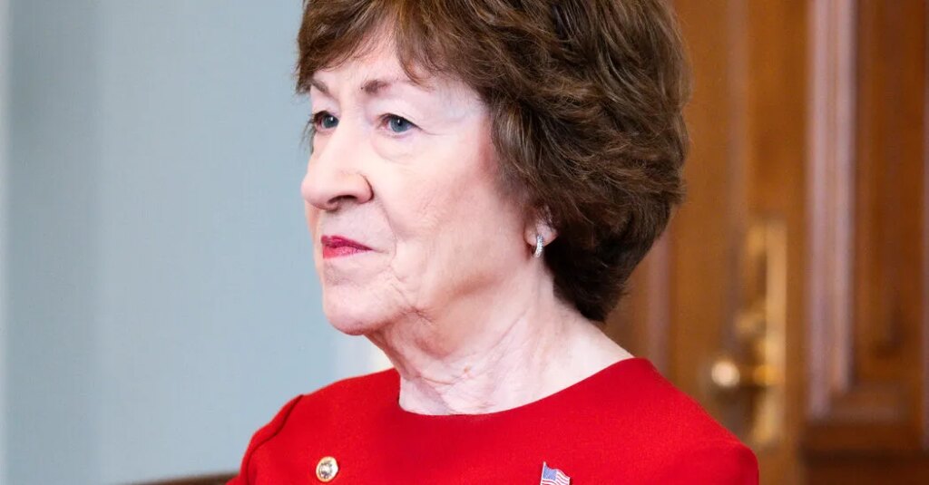 In the Senate, Collins Often Defies Trump but Rarely Stops Him