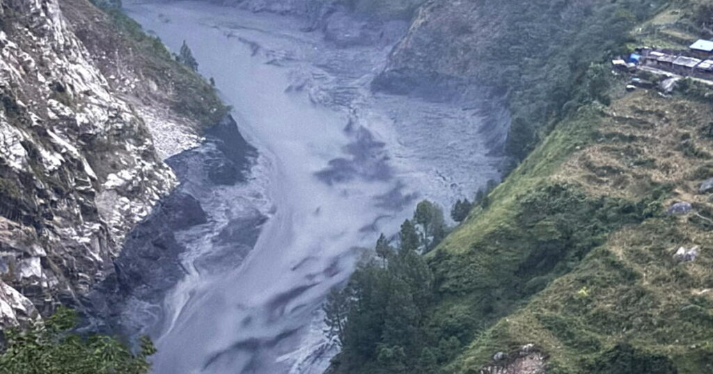 Villages evacuated as flash flood from Budhi Gandaki River hits northern Nepal