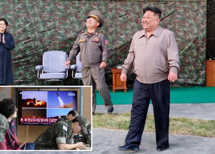 North Korea fires multiple ballistic missiles, adding to streak of weapons tests