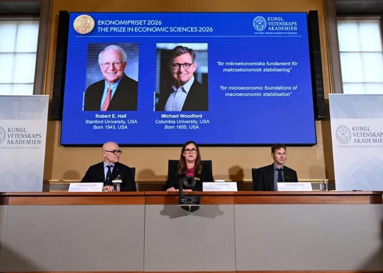 Duo Share Nobel in Economics for Work on Guiding Economies Through Booms and Busts