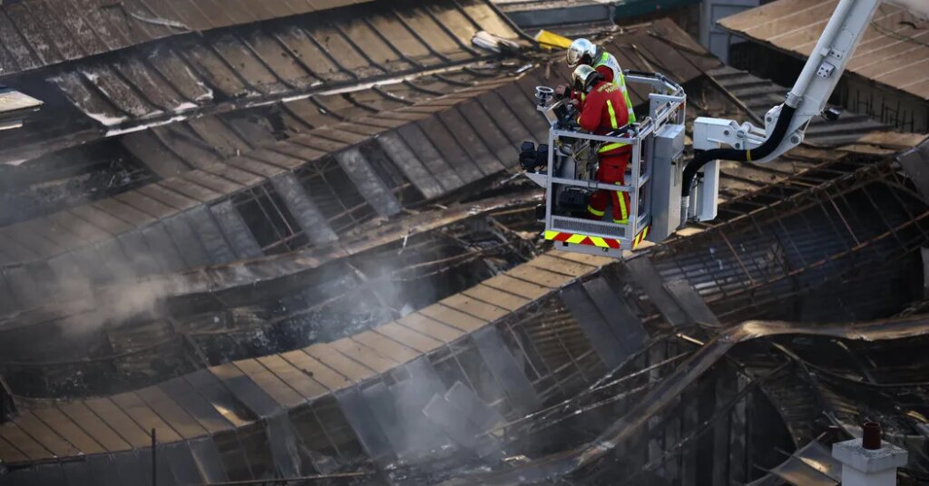Fire Devastates the Oldest Covered Food Market in Paris
