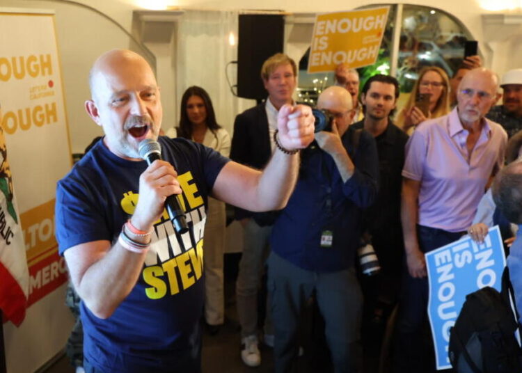 Republican Steve Hilton leans on cheeky ads, voter discontent in long-shot campaign for governor