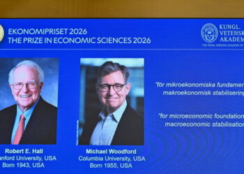 2 American economists win Nobel for work on managing economic shocks