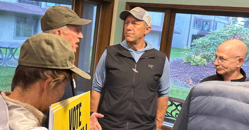 A small-town Alaska fisherman has Republicans on the defensive as they try to keep U.S. House majority