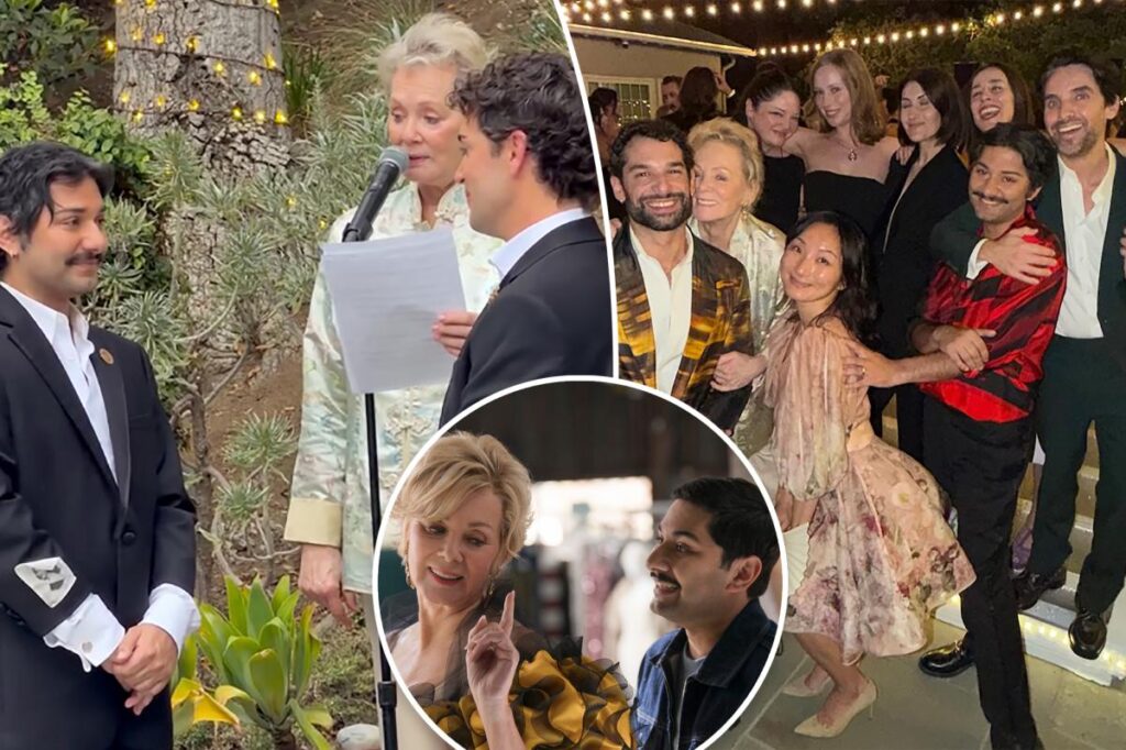 Jean Smart officiates ‘Hacks’ co-star Mark Indelicato’s wedding as cast reunites