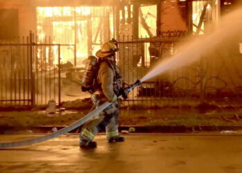 Historic Black church in South L.A. burns for a third time