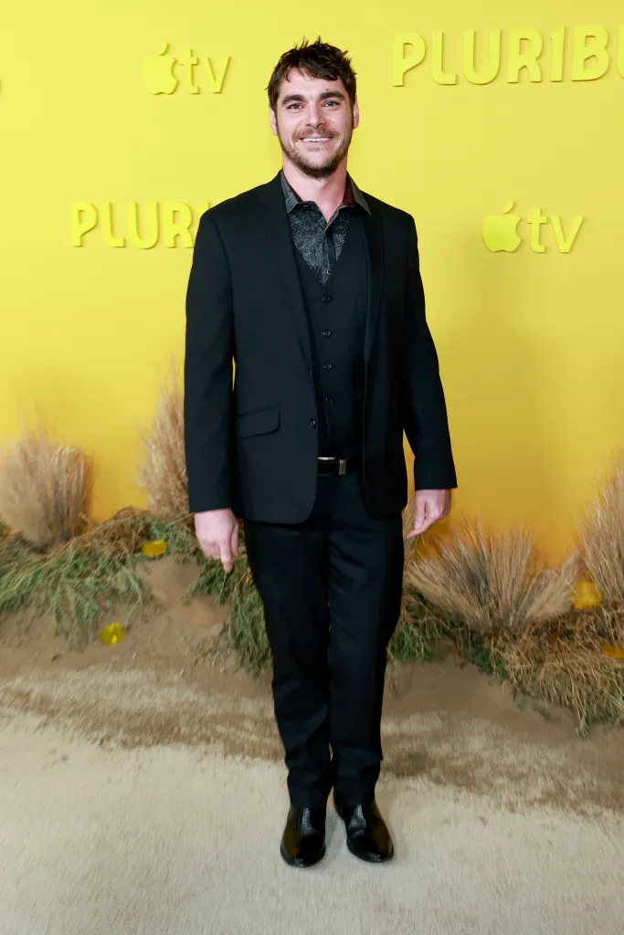 RJ Mitte attends the world premiere of Apple TV+'s 