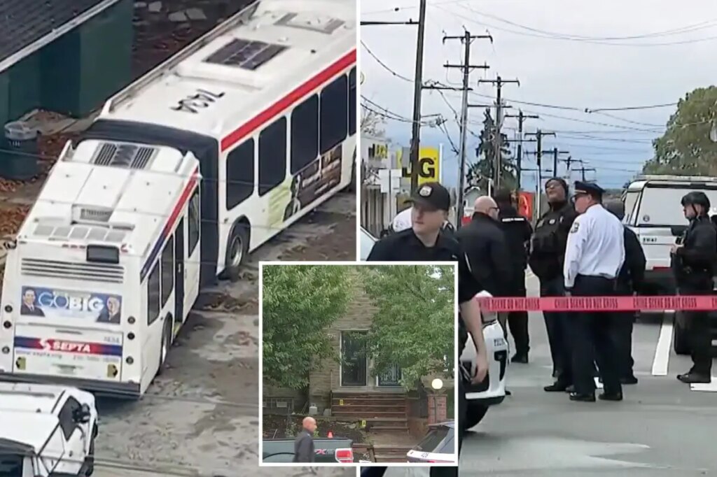 Gunman shoots sister, mom dead, sets Philly home ablaze and then kills himself during 12-hour standoff on city bus: cops