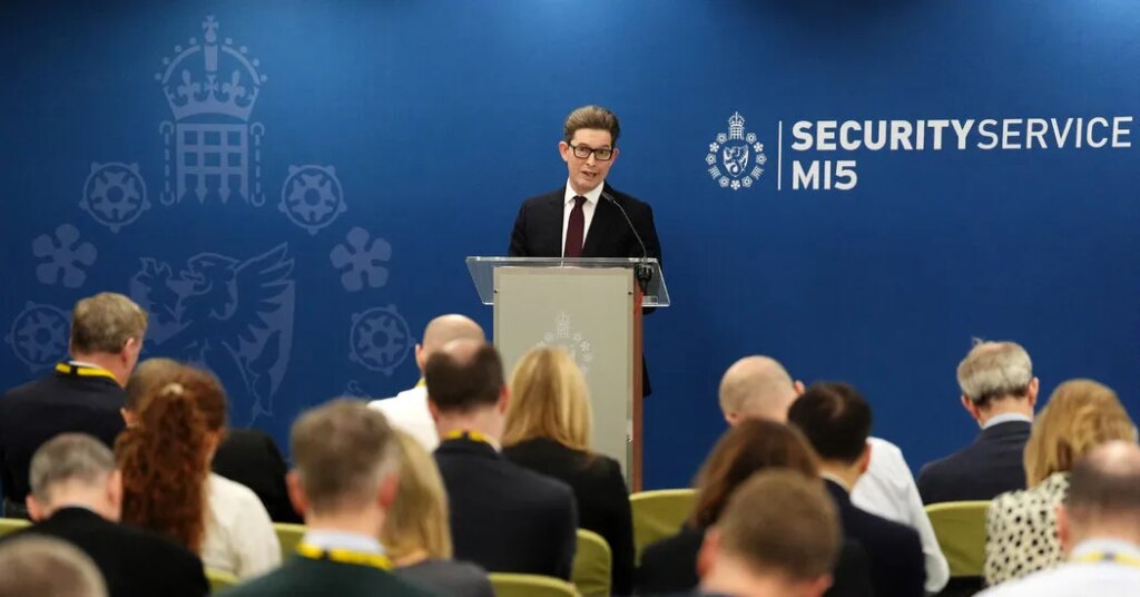MI5 Chief Warns of Growing Iranian and Russian Threats to U.K.