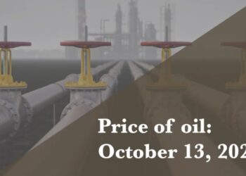 Current price of oil as of October 13, 2026