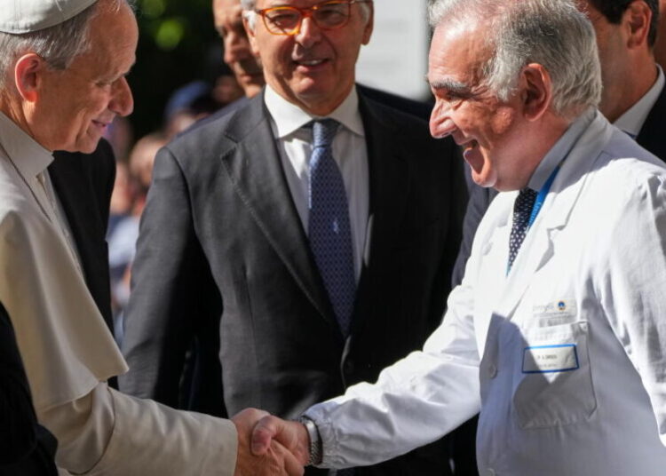 Pope Leo XIV arrives at Rome’s Gemelli hospital ahead of surgery to remove lung nodule