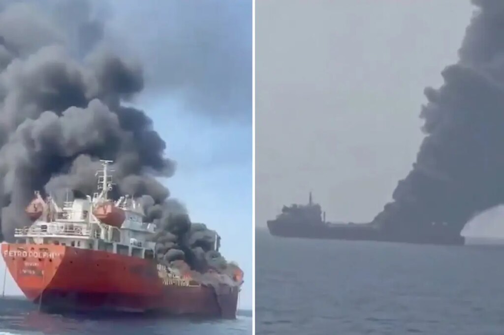 Hormuz ships pummeled with worst attacks of the Iran War — as oil flows plummet