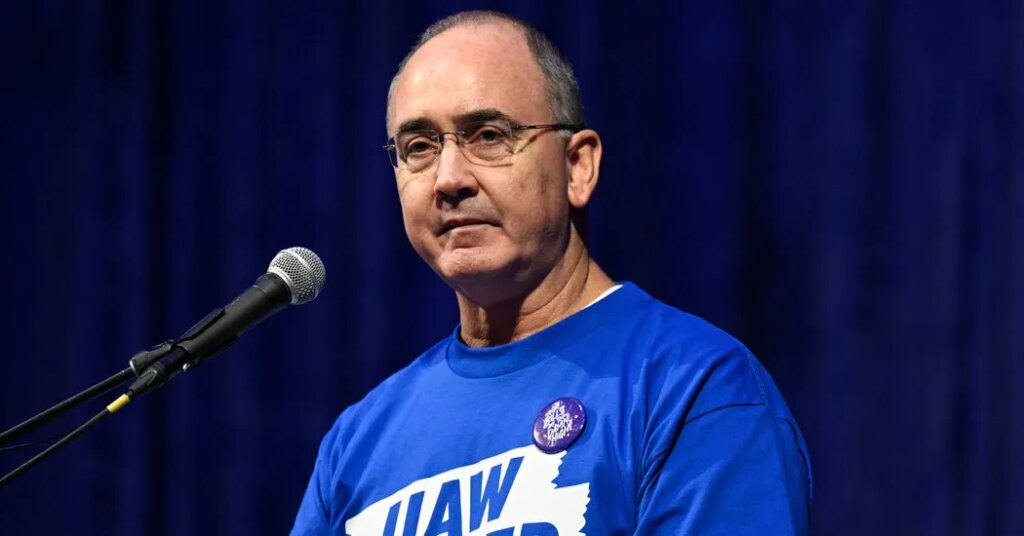 U.A.W. Re-elects Shawn Fain as President