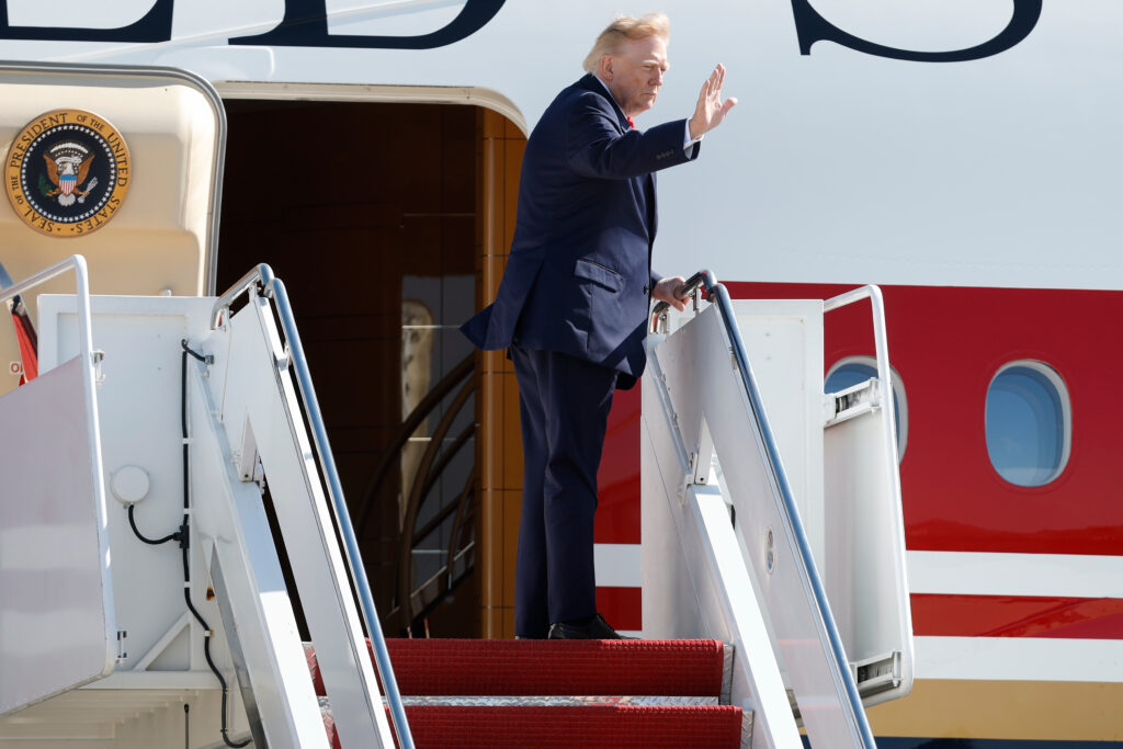 Trump posts video of man being attacked by tiger