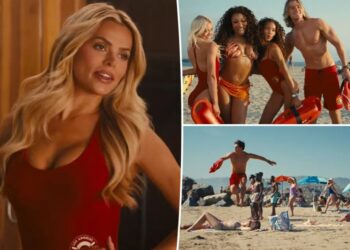 ‘Baywatch’ reboot’s red-hot trailer teases steamy hookups, shirtless hunks and dramatic rescues